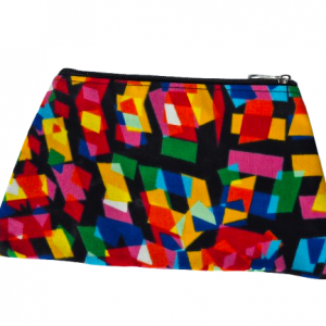 Pochette Zuri en wax multi couleur