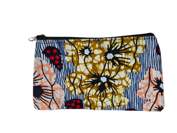 Pochette Zuri en wax en 100% cotton