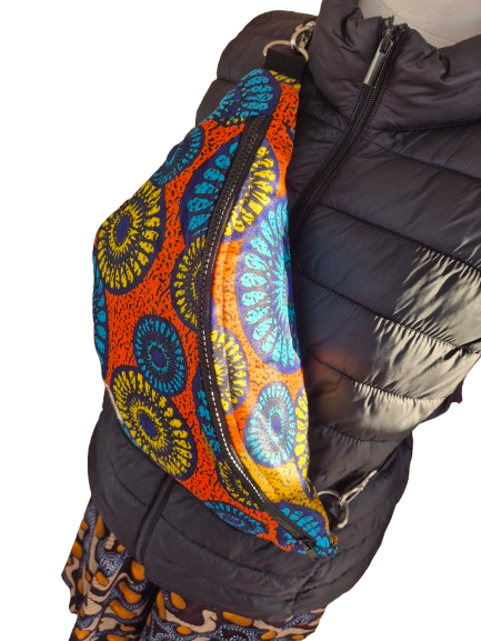 Sac Banane En Wax Grande taille – Image 2