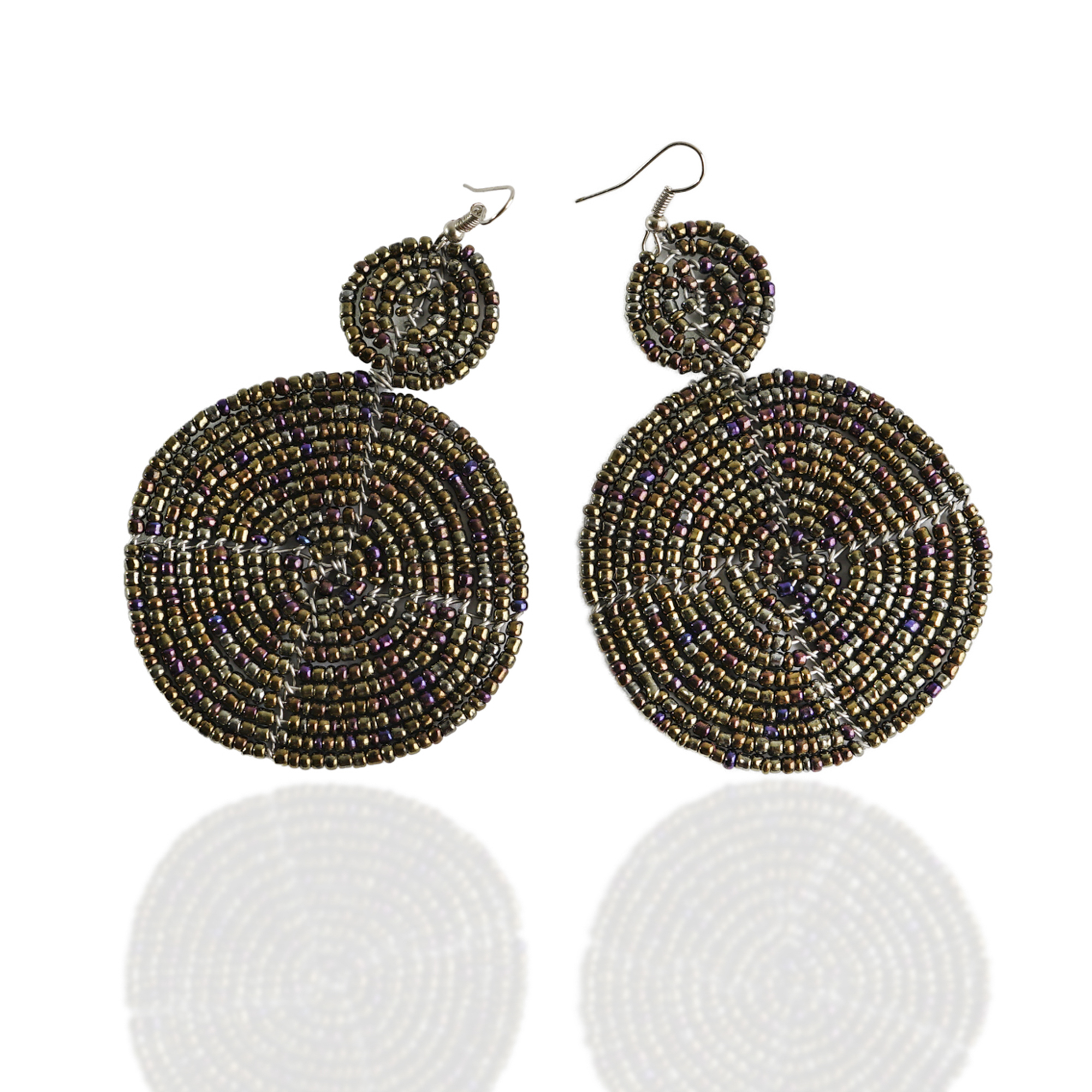 Boucle d'oreilles Massai en Acier Inoxydable – Image 4