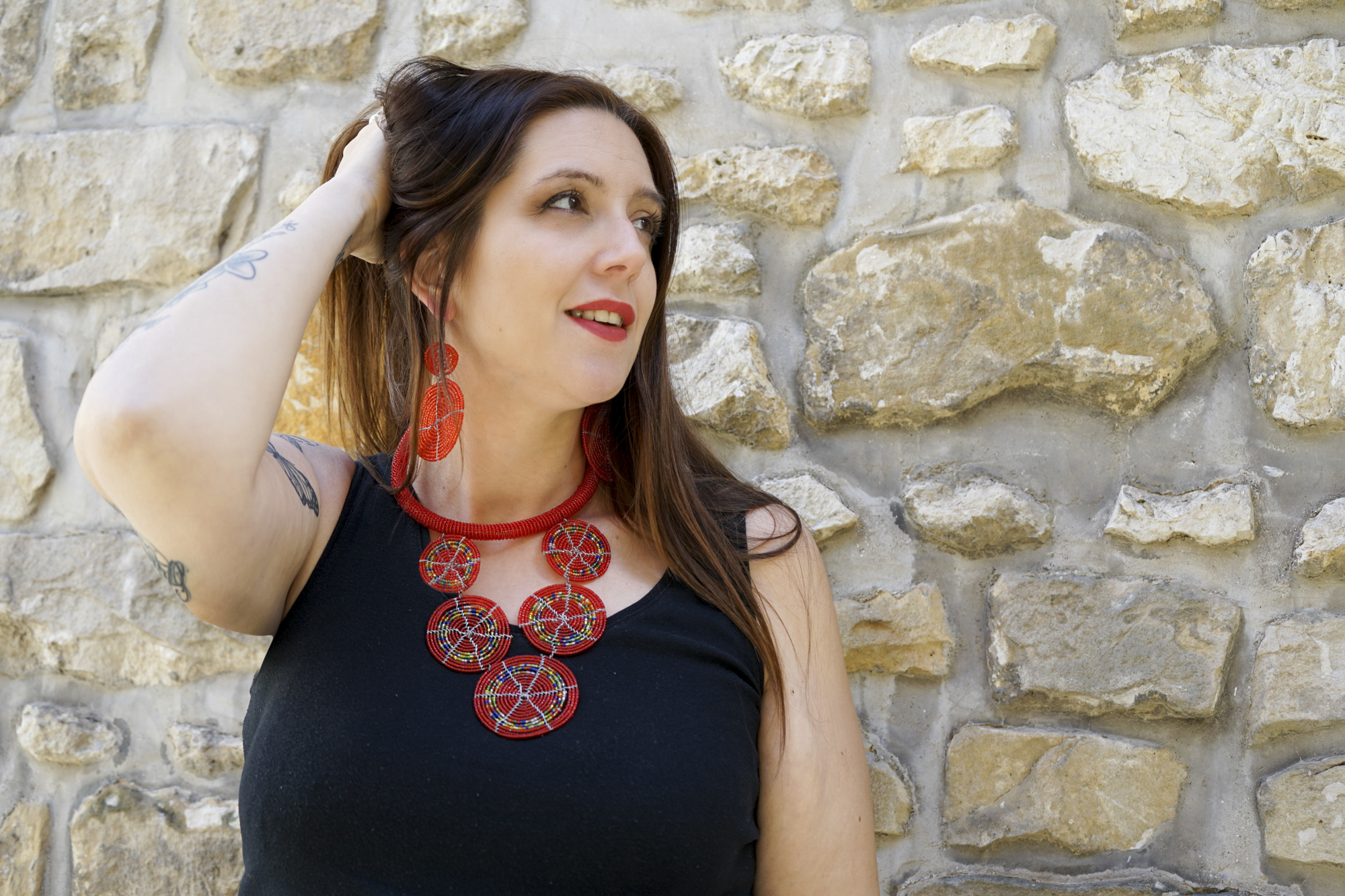 Boucle d'oreilles Massai