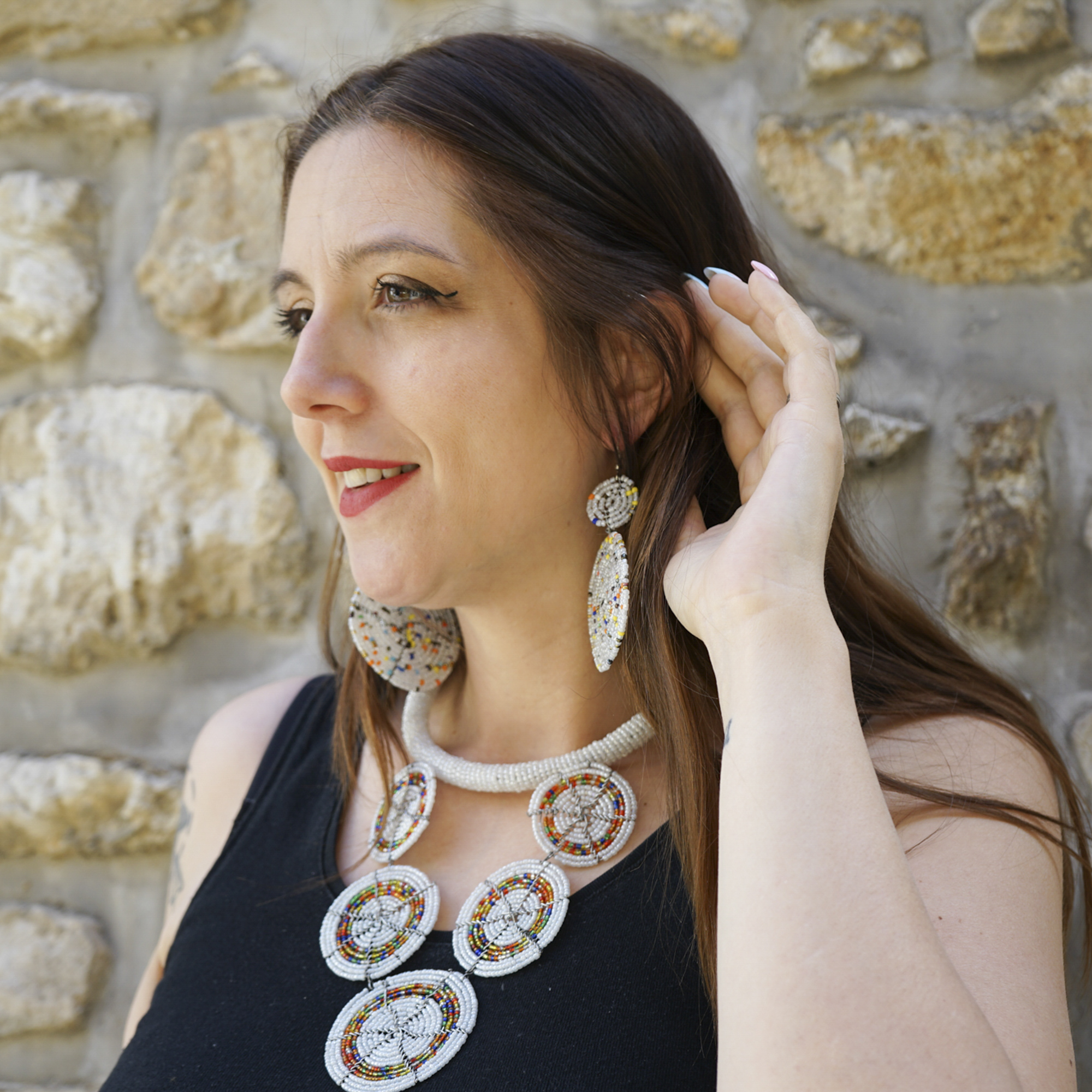 Boucle d'oreilles Massai