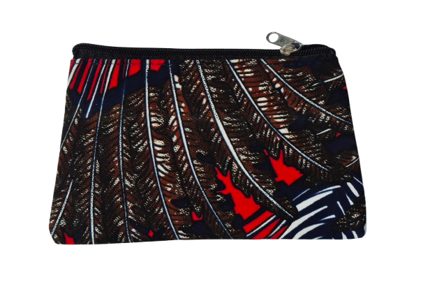 Pochette Zuri en wax et cotton couleur multiple
