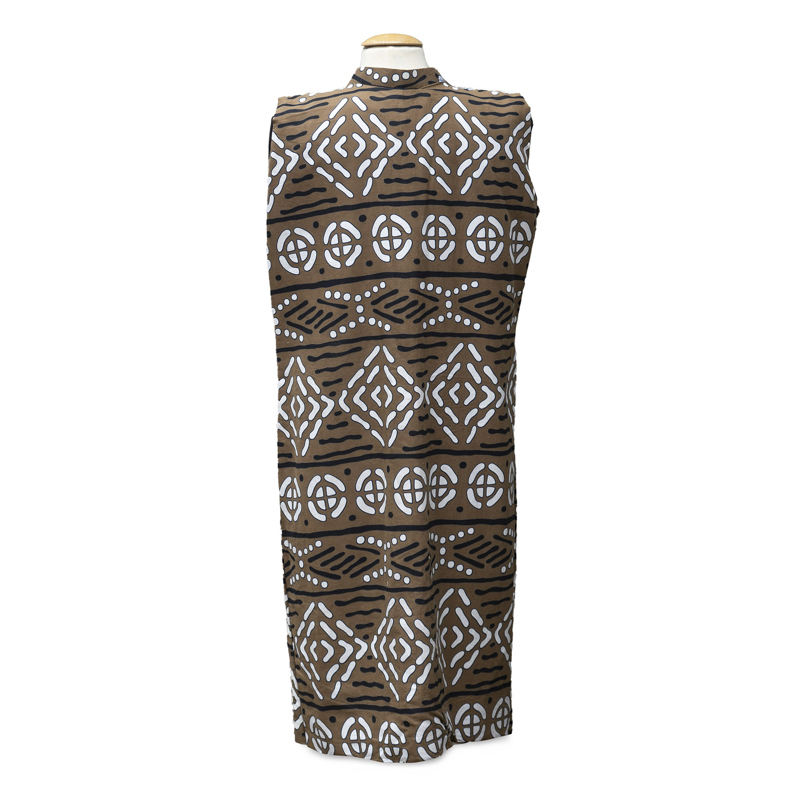 Veste en wax sans manche