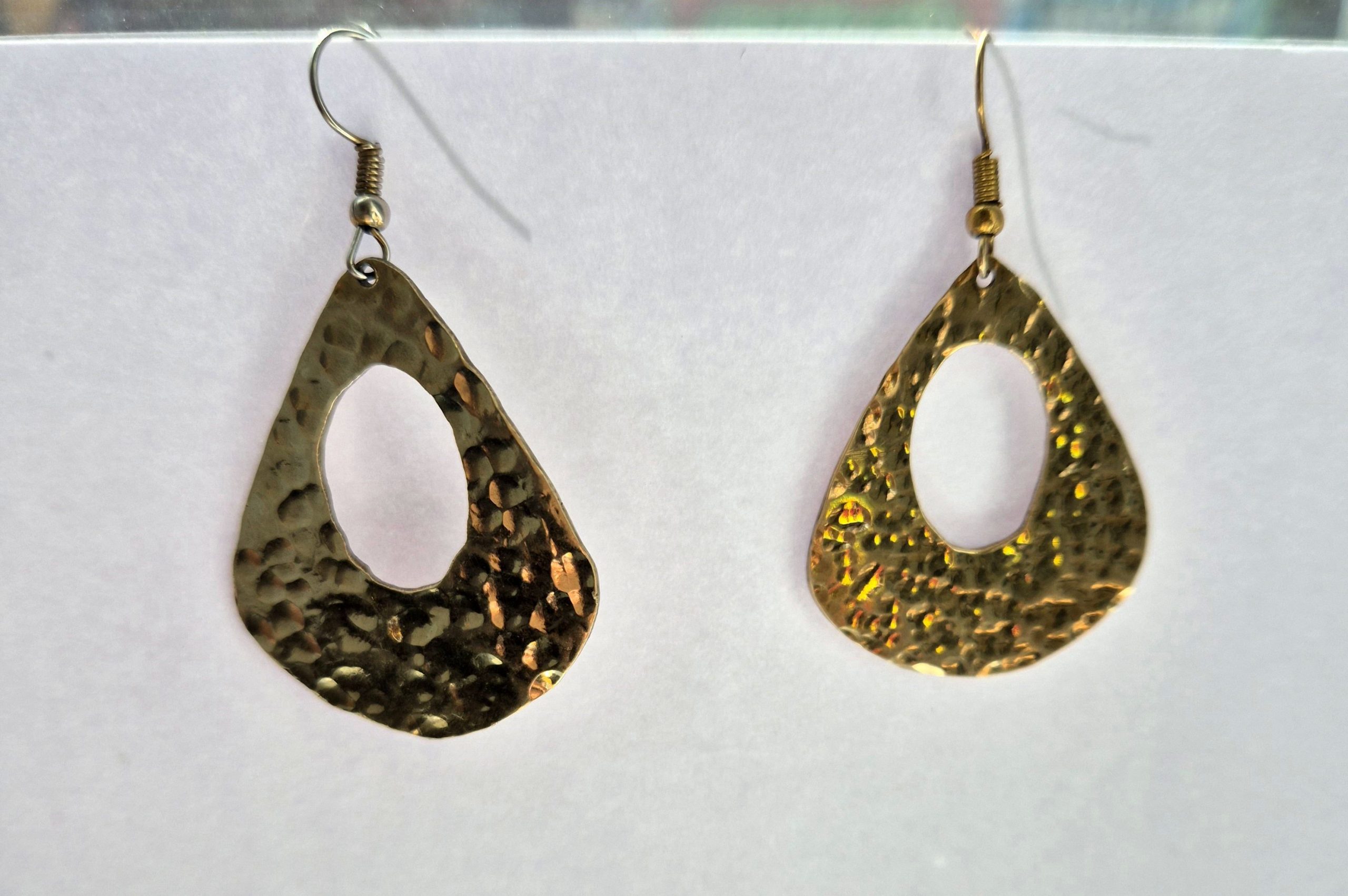 Boucle d'oreilles Massai en laiton doré