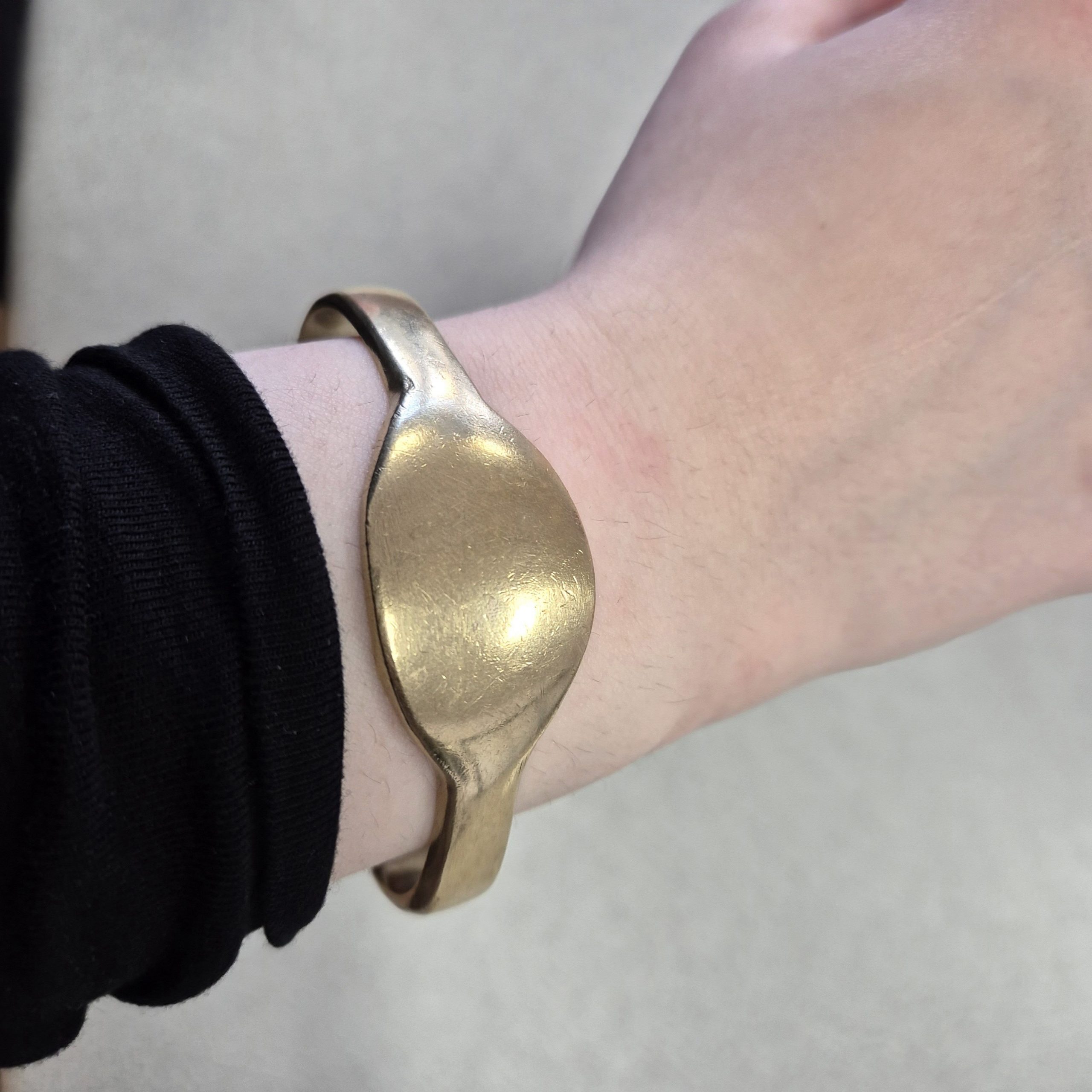 Bracelet en laiton doré bracelet fait-main