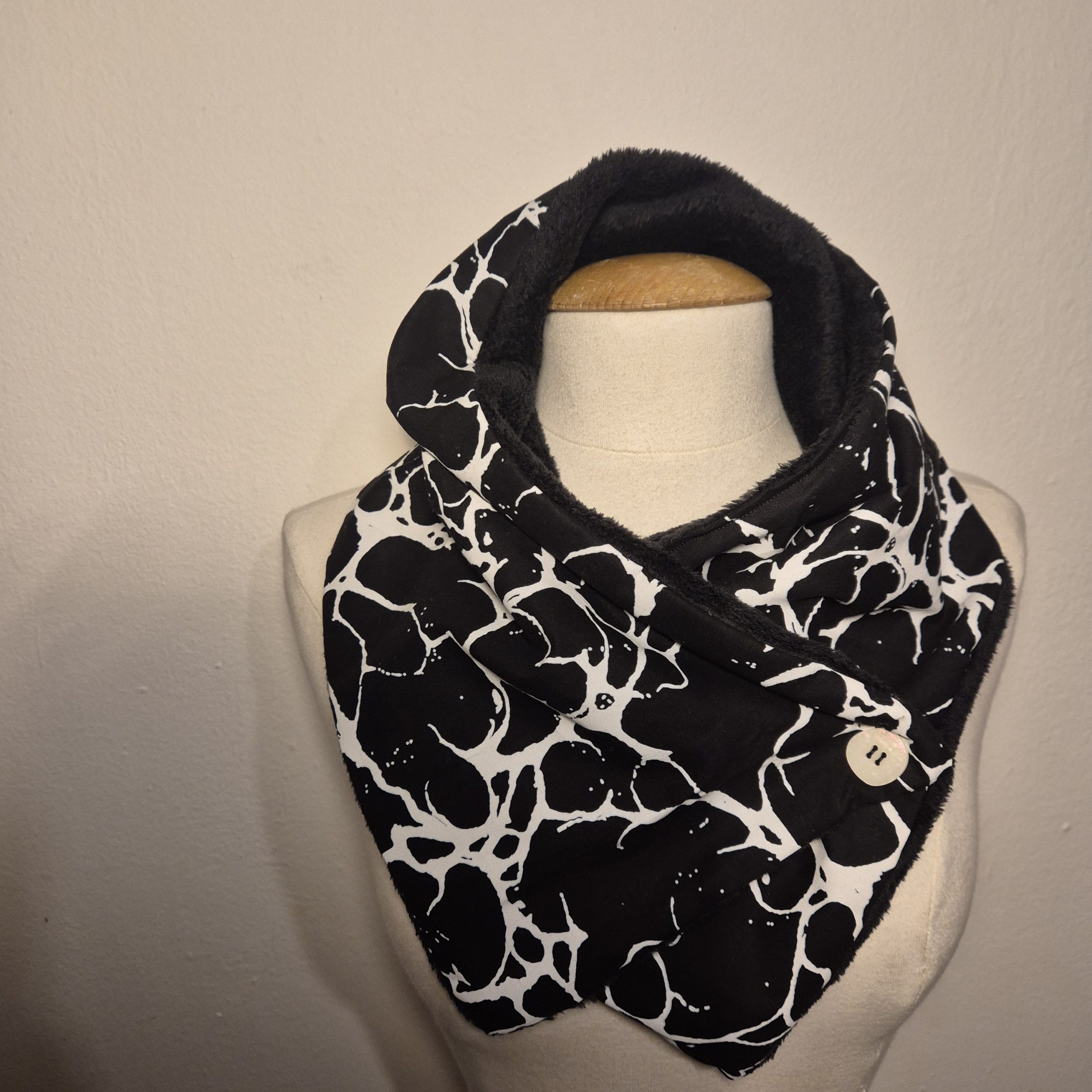 Echarpes en wax, Tissu Wax polaire| Écharpe Hiver Unisex| – Image 2