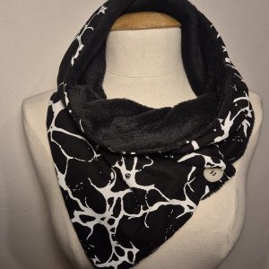 Echarpes en wax, Tissu Wax polaire| Écharpe Hiver Unisex|